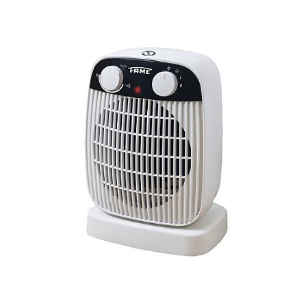Aquecedor Ambiente Elétrico Portátil c/ Movimento Oscilante 127V 1500W Branco