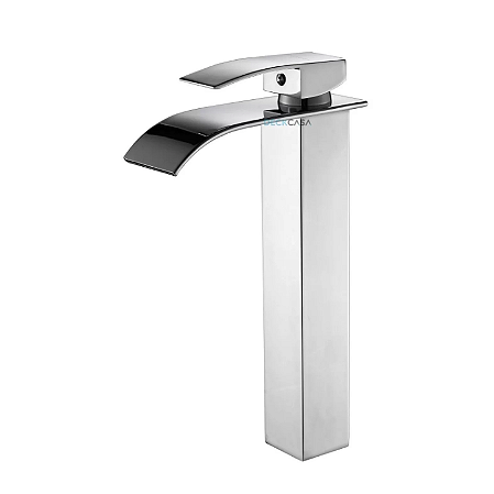 Torneira para banheiro tipo monocomando cascata slim alta