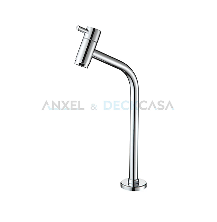 Torneira para banheiro alta cromada