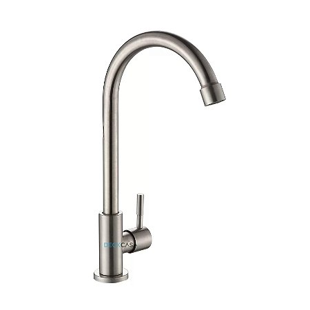 Torneira escovada para cozinha tipo bancada