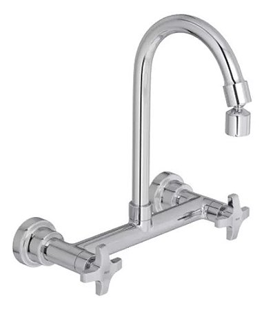 Misturador de parede para cozinha bica móvel Max - 1258.c34 - Deca