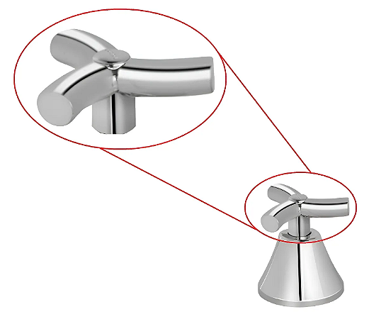 00683806 - Kit volante para registro de pressão e gaveta Primor - Docol