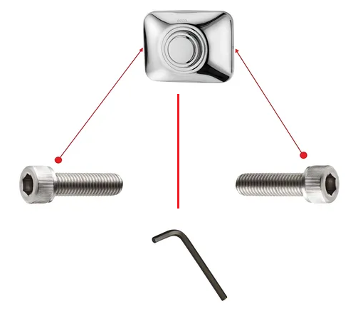 01994100 - Kit chave/parafuso M4 X 25 - Para válvula de descarga antivandalismo Docol