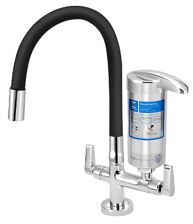 Torneira de mesa emborrachada com filtro - Clock