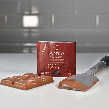 Chocolate ao leite 42% cacau - 40g