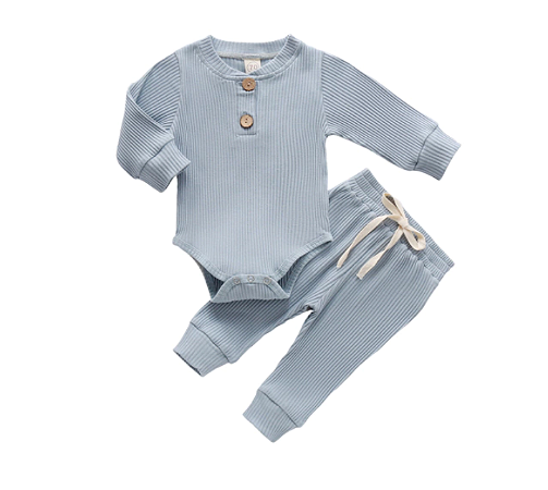 Conjunto azul bebê