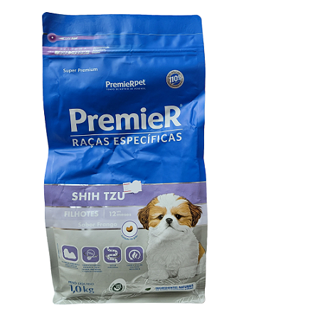 Ração Premier Shih Tzu filhotes  Frango Raças Específicas 1 kg