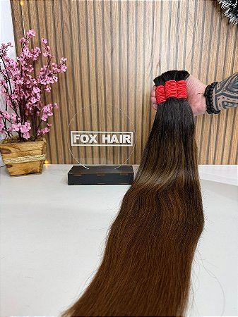 Cabelo Humano Ombre Hair Liso Natural Vietnamita 50g