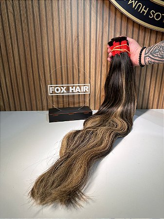 Cabelo Humano Ombre Hair Liso Natural Vietnamita 50g