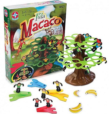 Jogo Pula Macaco - Estrela  Alternativa Brinquedos - Alternativa  Brinquedos - Especialista em Brinquedos Educativos Terapêuticos e  Pedagógicos