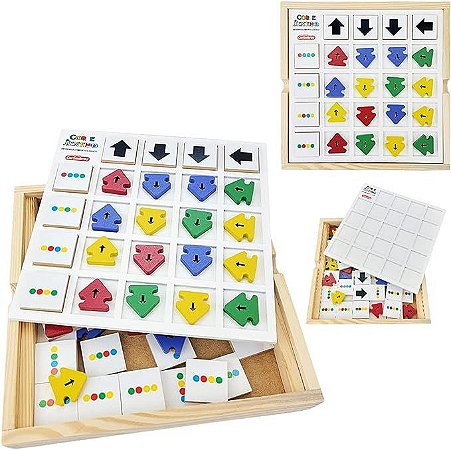 Jogo de Ludo Brinquedo Educativo - Carimbras