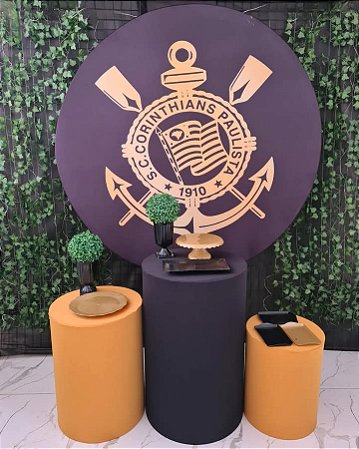 CORINTHIANS PRETO COM DOURADO - PACOTE 2