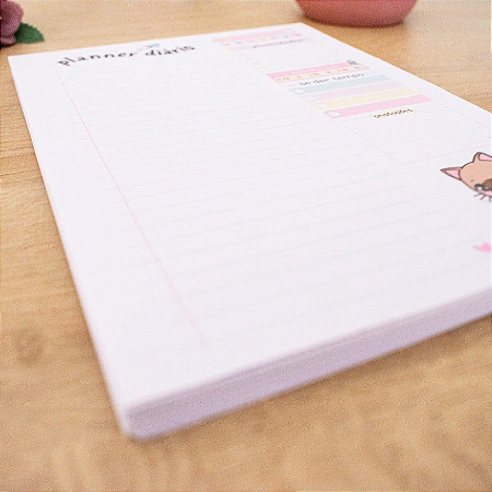 Bloco planner diário