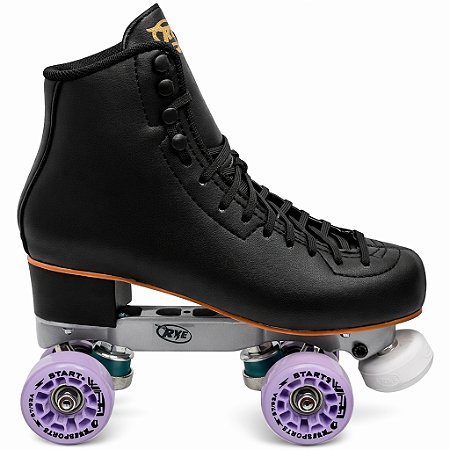 Patins Adventure Preto c/ Roda Lilás