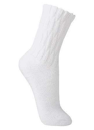 Meia Lupo AF Aerób Branco 4810 33/36 - Par