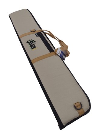 Bolsa/Case arma longa P: 110x25cm - BEGE/VERDE