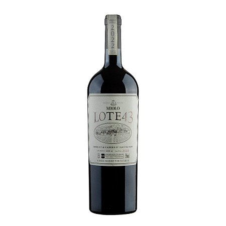 Vinho Tinto Miolo Lote 43 Cabernet Sauvignon/Merlot D.O.V.V. 2022