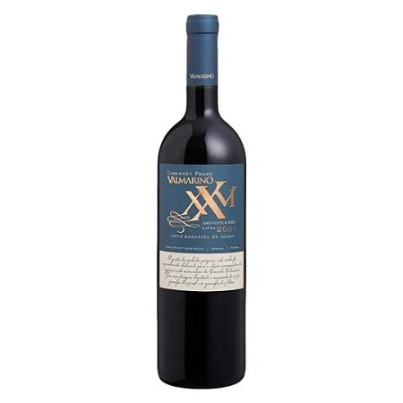Vinho Tinto Valmarino Cabernet Franc ano XXVI - Safra 2021 cx madeira