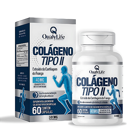 Colágeno Tipo 2 40mg 60 Capsulas - QualyLife