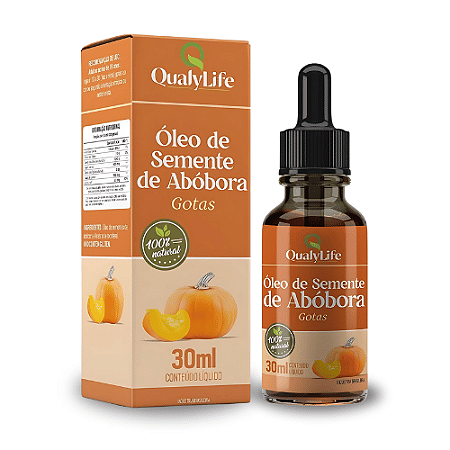 Óleo De Semente De Abóbora Em Gotas 30ml - QualyLife