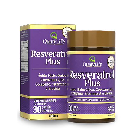 Resveratrol Plus 30 Cápsulas - QualyLife