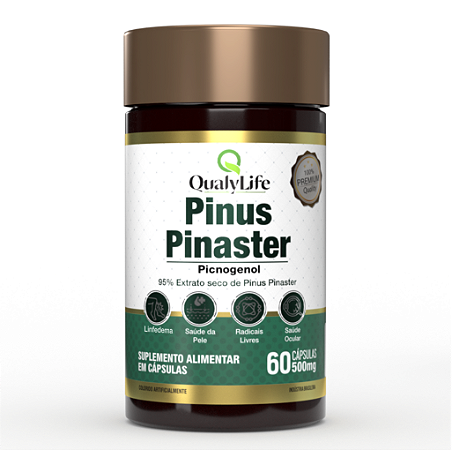 PINUS PINASTER (PICNOGENOL) 500MG 60 CAPSULAS - QUALY LIFE