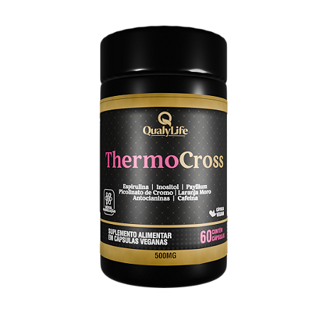 THERMOCROSS EMAGRECEDOR 500MG 60 CAPSULAS - QUALY LIFE