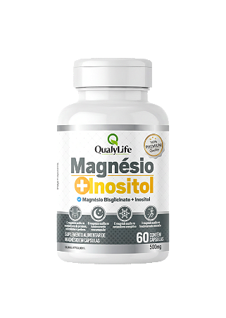MAGNESIO E INOSITOL 500MG 60 CAPSULAS - QUALY LIFE
