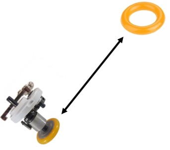 Borracha do enchedor para máquina reta direct drive e eletrônica