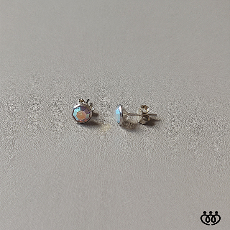 BRINCO PRATA 925 CRISTAL BOREAL 2MM