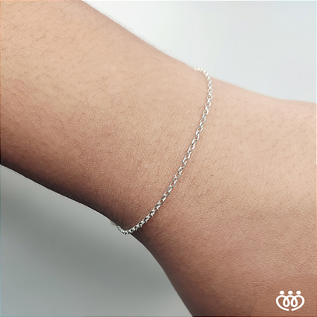 PULSEIRA PRATA 925 ELO PORTUGUÊS