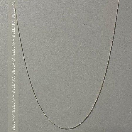 CORRENTE PRATA 925 GRUMET FINA 100CM