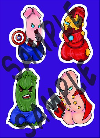 Cartela Caralhos Marvete 01