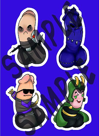 Cartela Caralhos Marvete 02