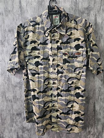 Camisa camuflada dickies tam M