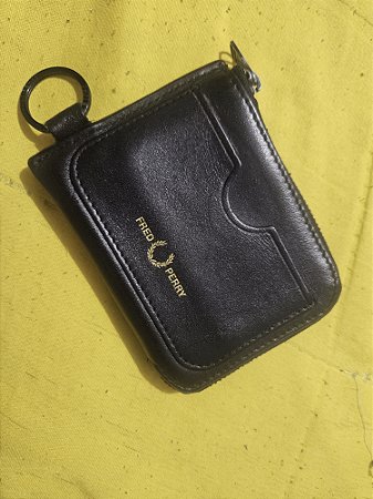 Porta cartões de couro - Fred Perry