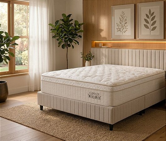 Colchão com Box Climate Copper Me  - King Size - 1,93 x 2,03x Altura 32cm