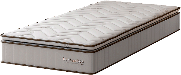 Colchão Ecobamboo Pillowtop Me EPS - Solteiro - 0,88 x 1,88m - Altura 30cm