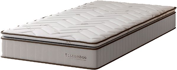 Colchão Ecobamboo Pillowtop Me EPS - Solteiro Americano - 0,96 x 2,03m - Altura 30cm