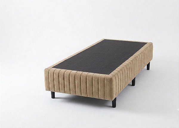 Base Box Hard - Solteiro Americano - 0,96 x 2,03m - Altura 38cm - Poliéster bordado