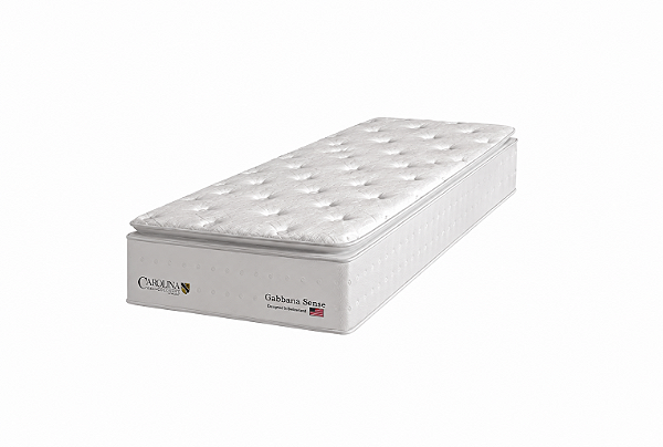 Colchão Gabbana Sense Pillowtop Me - Solteiro Americano  - 0,96 x 2,03 m - Altura 28cm
