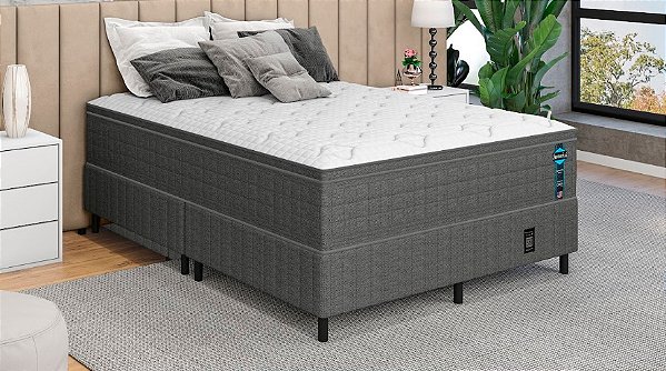 Colchão com Box Santorini In Me -  Casal- 1,38x 1,88m - Altura 40cm