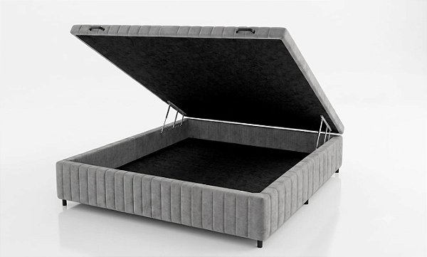 BASE BOX APP C/ BAU 1,38 X 1,88 X 43 TECIDO LINHO PICOLO