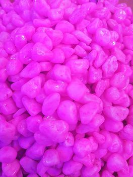 SKRw PEDRA ADORNO NEON ROSA  500 GR