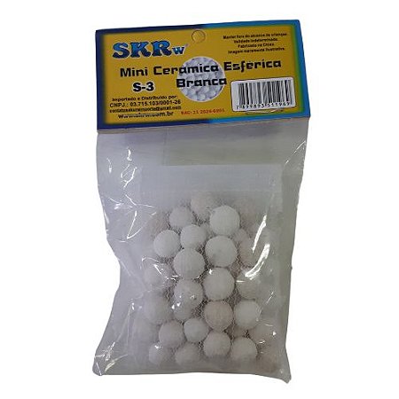 SKRw CERAMICA S-3 BIO ESFERA 10MM BRANCA   50G