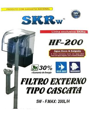 SKRw FILTRO EXTERNO HF- 200  200L/H 127V