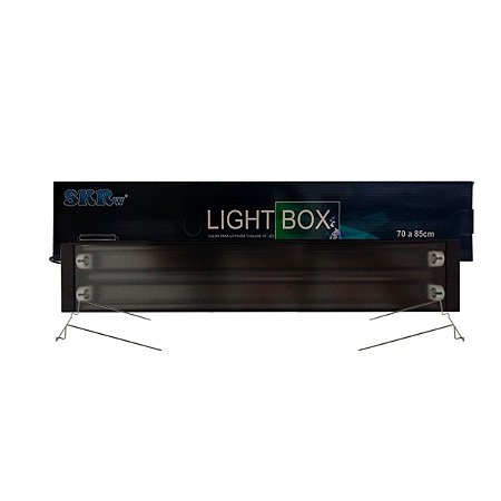 SKRw BOX LIGHT P/ LAMPADA TUBOLAR LED  70 A 85CM