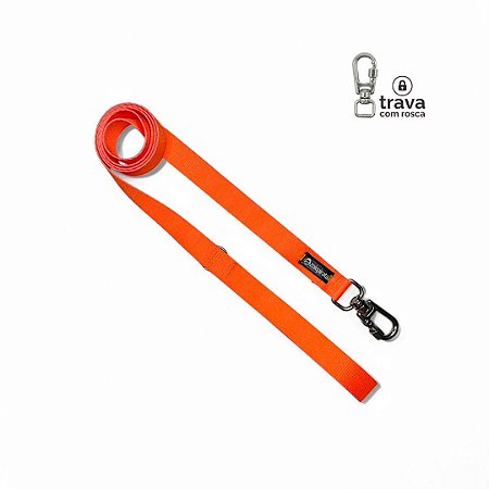 Guia para cachorros Neon Laranja