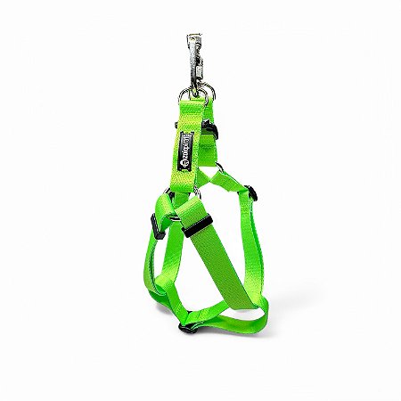 Peitoral Americano para cachorros Neon Verde