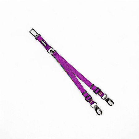 Cinto de Segurança Duplo para cachorros Lilás